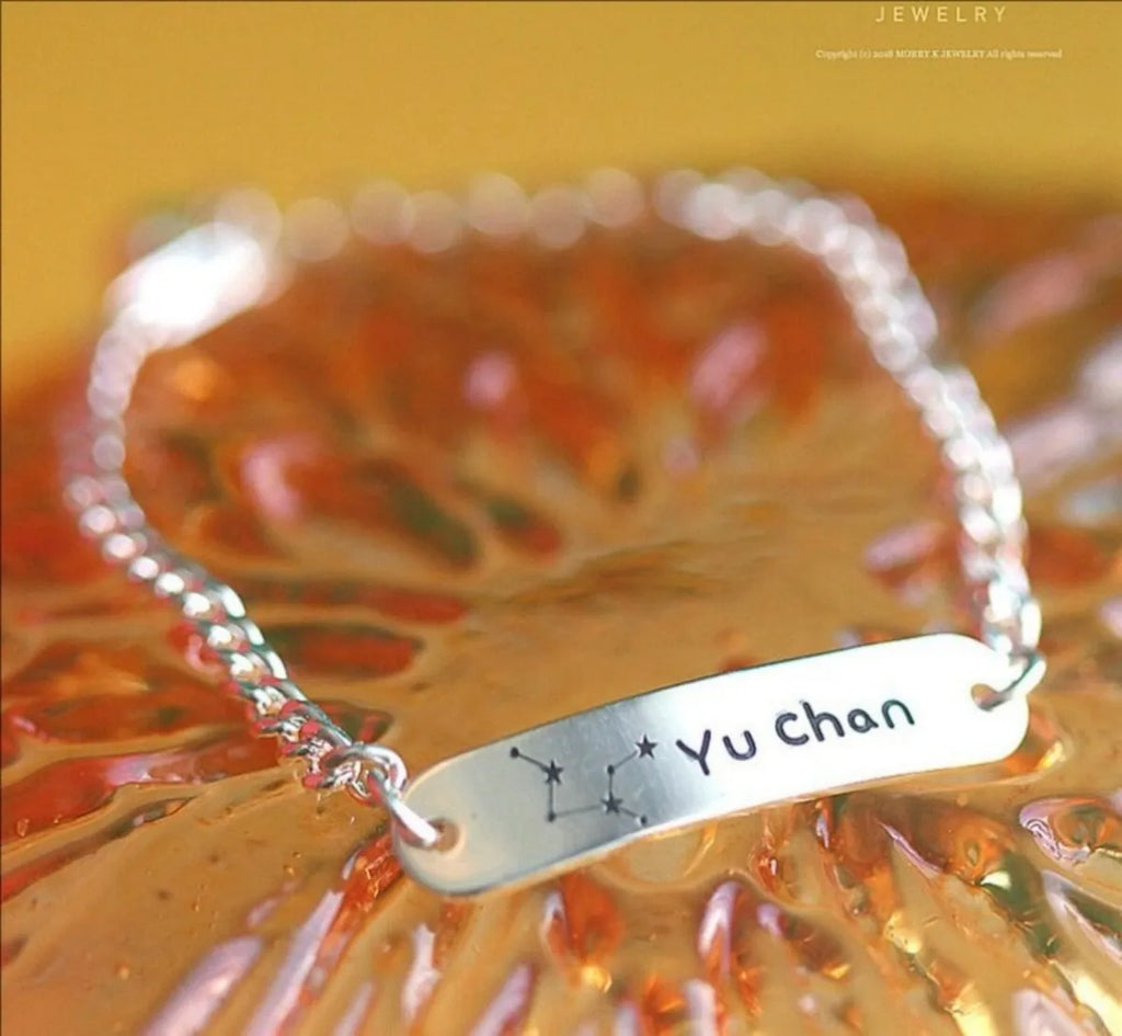 925 Sterling Silver Personalized Children's Bracelets Children's Customized Constellation Bracelets Constellation Jewelry Making