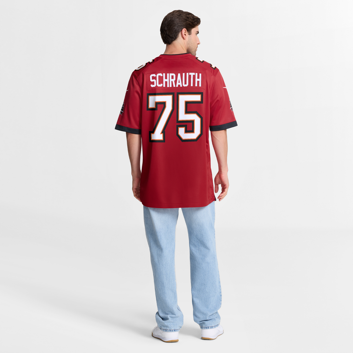 Men's Tampa Bay Buccaneers Billy Schrauth Nike Red Team Game Jersey