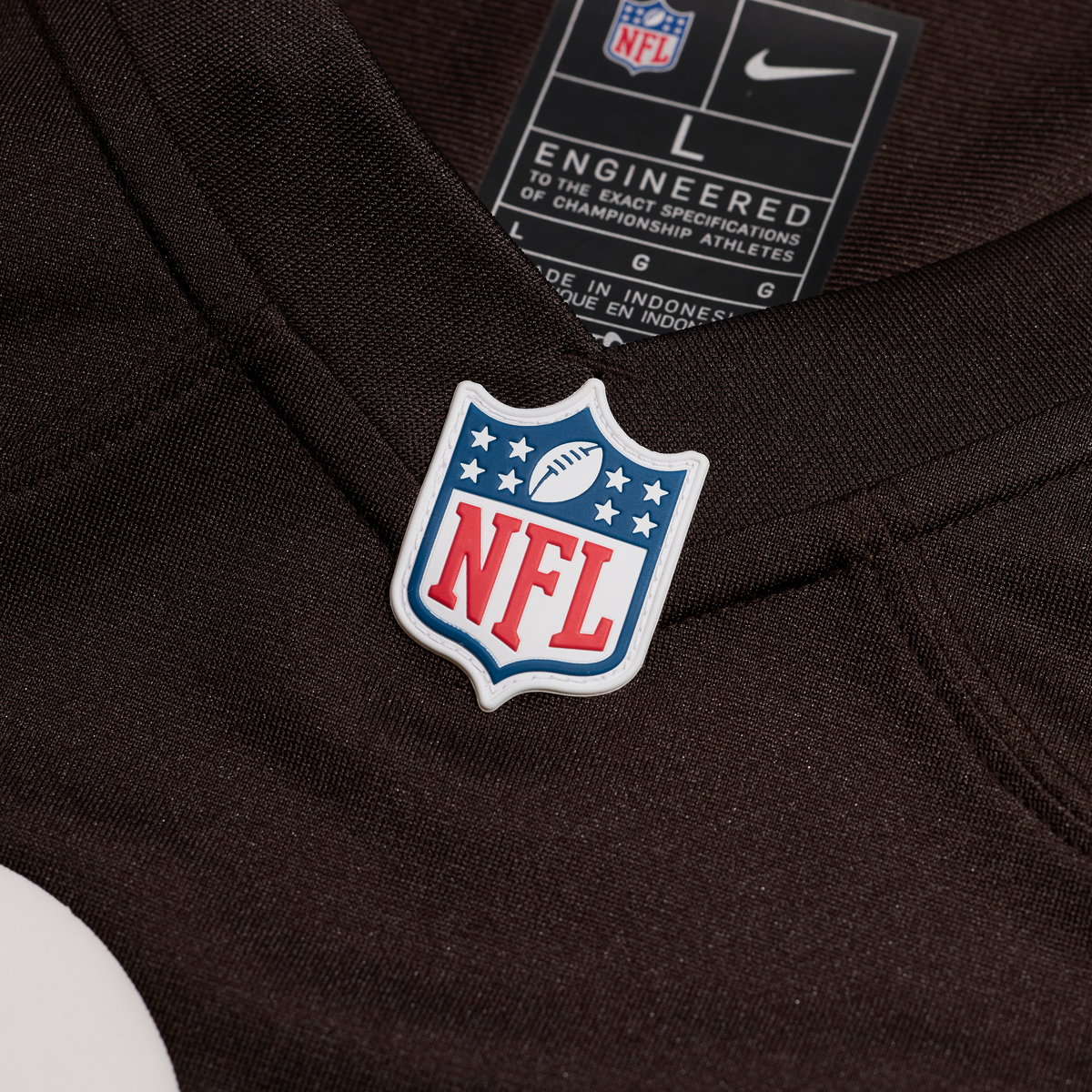 Men's Cleveland Browns Justin Jefferson Nike Brown Game Jersey