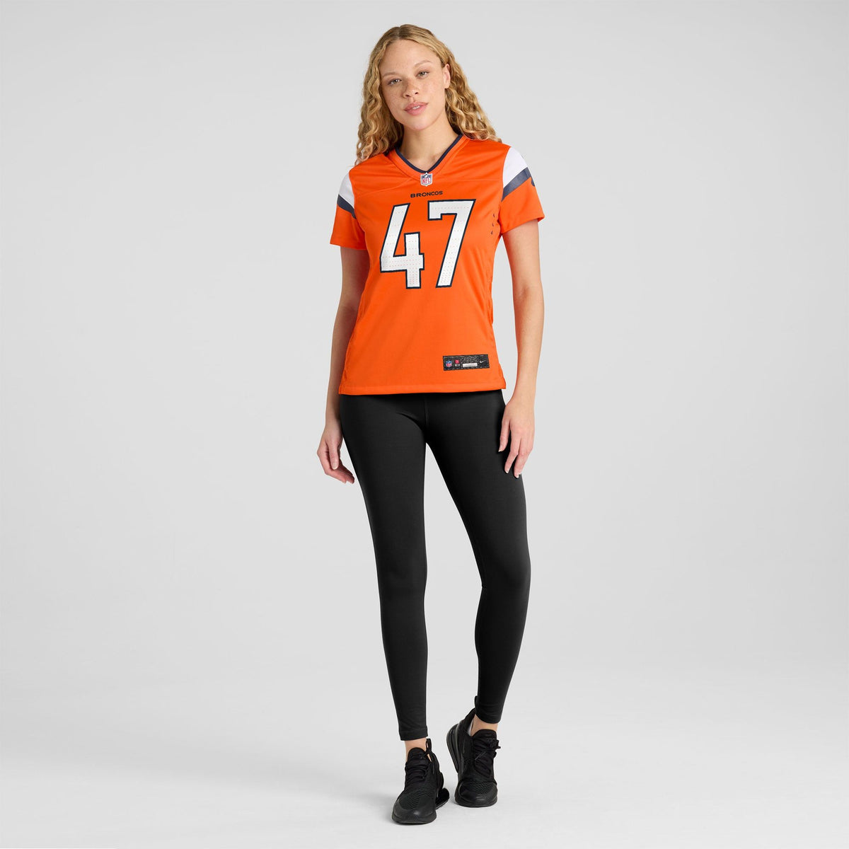 Women's Denver Broncos Karene Reid Nike Orange Team Game Jersey