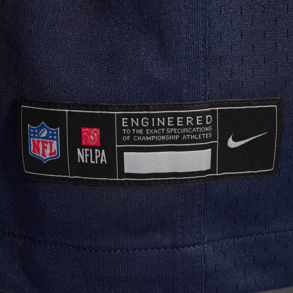 Men's Chicago Bears Logan Jones Nike Navy Team Game Jersey