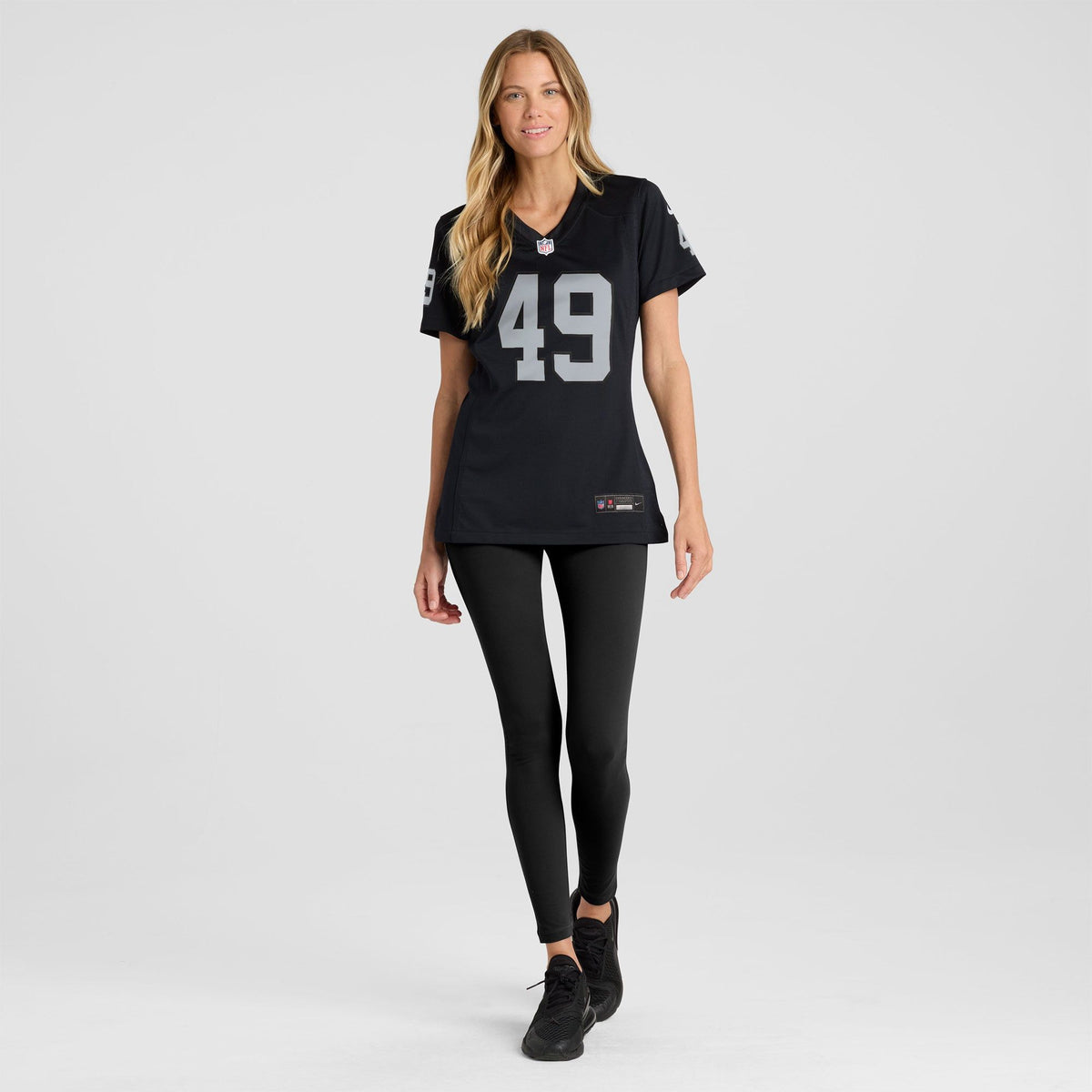 Women's Las Vegas Raiders Charles Snowden Nike Black Team Game Jersey