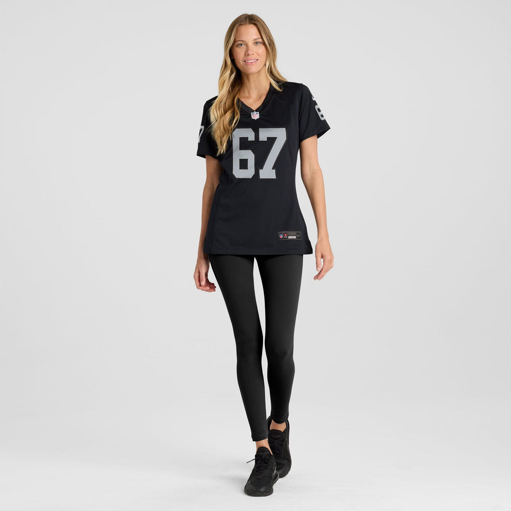 Women's Las Vegas Raiders Will Putnam Nike Black Team Game Jersey
