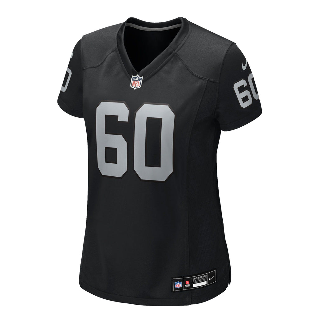 Women's Las Vegas Raiders Charles Grant Nike Black Team Game Jersey